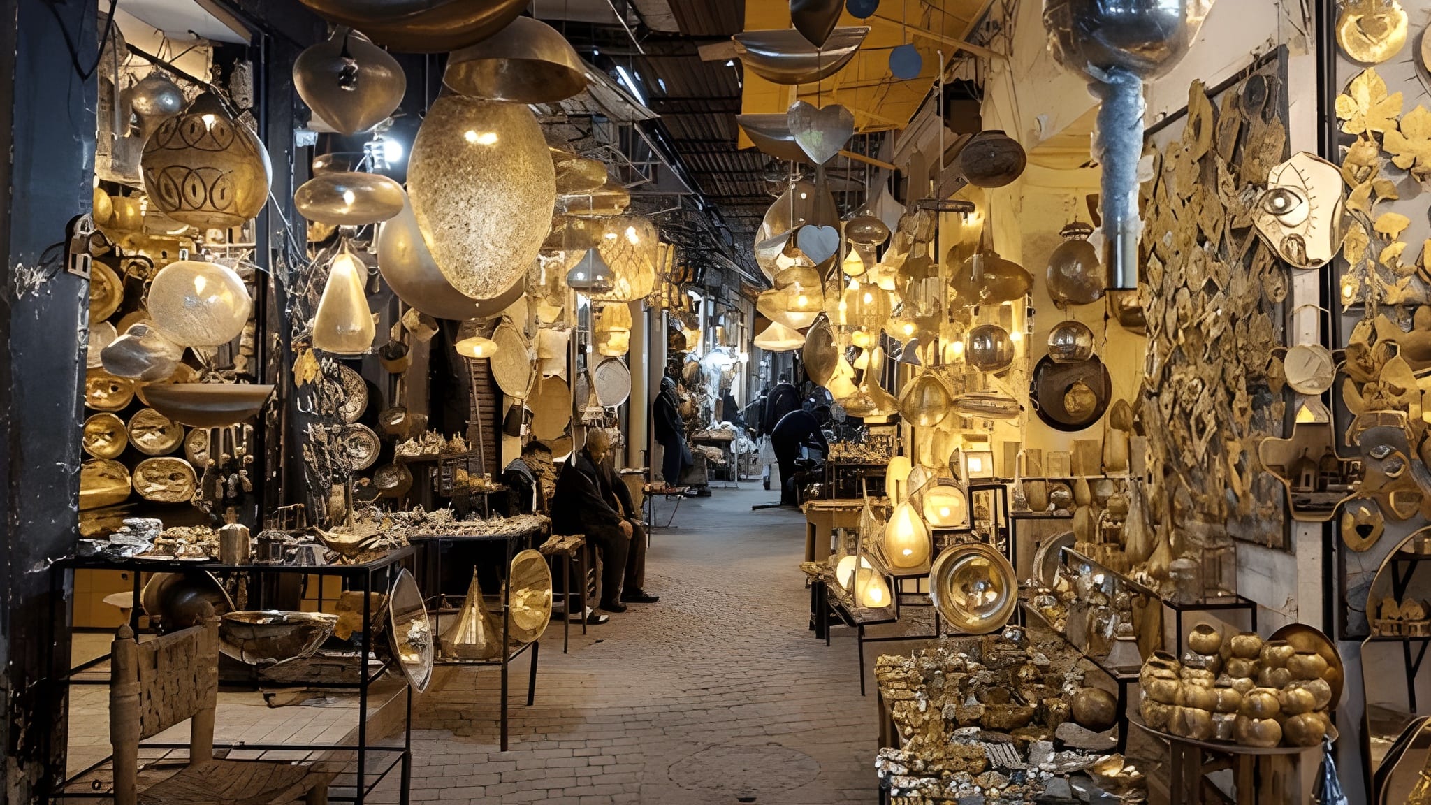 Marrakech souks shopping